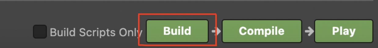 Cocos Creator Build Button